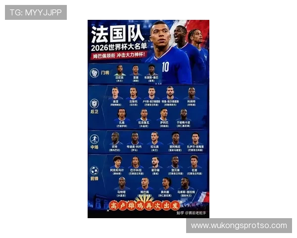 2026世界杯法国队阵容预测 姆巴佩领衔卫冕冠军能否再创辉煌